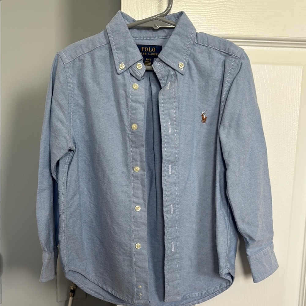 Polo by Ralph Lauren Kids Light Blue Button Down Shirt